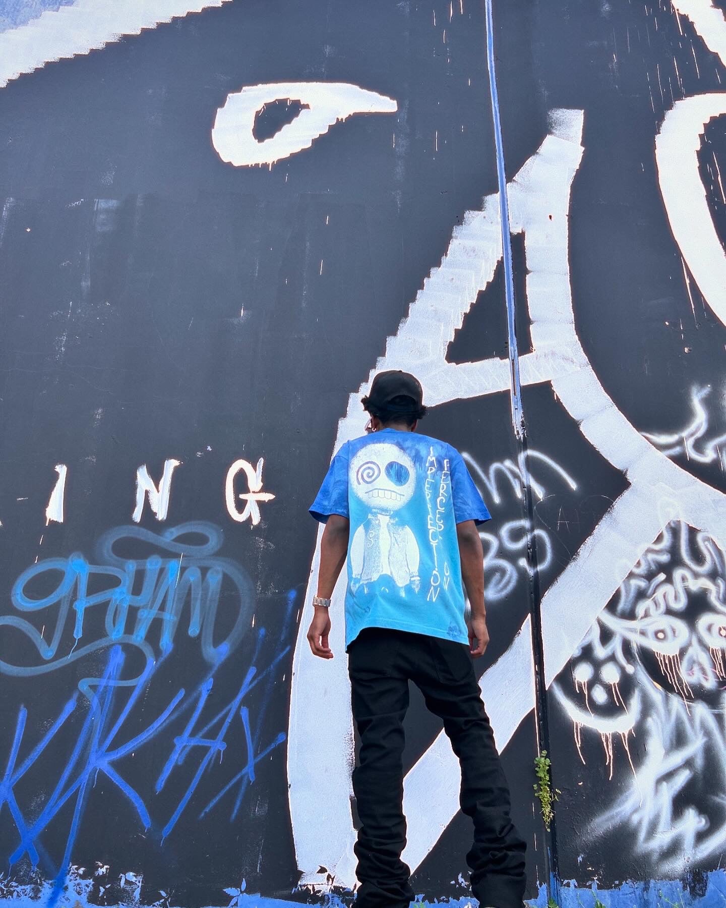 SLUR!CANE UZUMAK! T-Shirt !CE WATER (BLUE)