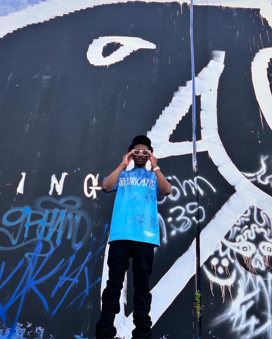 SLUR!CANE UZUMAK! T-Shirt !CE WATER (BLUE)
