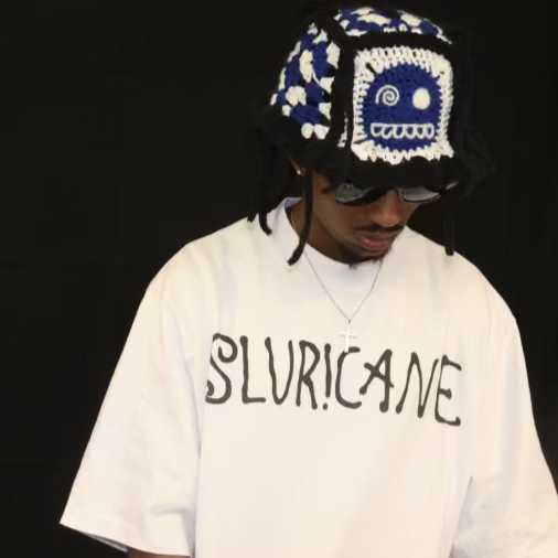BLUE WH!RL WH!ND (BUCKET HAT)